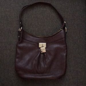 Plum Calvin Klein Hobo bag